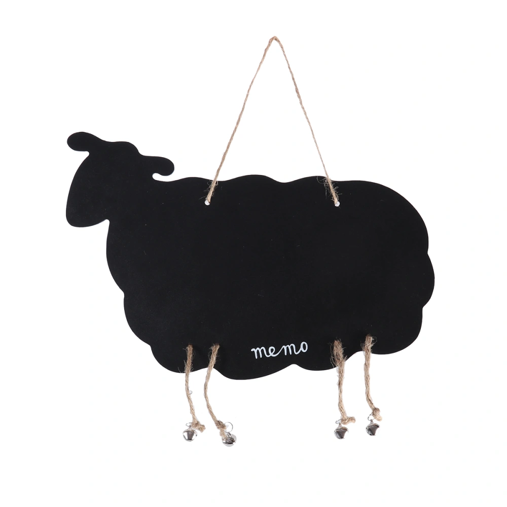 Mini Chalkboards Sheep Shaped Blackboard Message Board Signs Hanging Memo Board Guest Book for Wedding