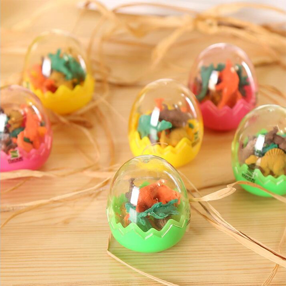 5 Bottles of Mini Dinosaur Erasers Pencil Erasers Mini Rubber Erasers Educational Dinosaur Animal Toys School Supplies Animal Erasers for Kids(Random Color)