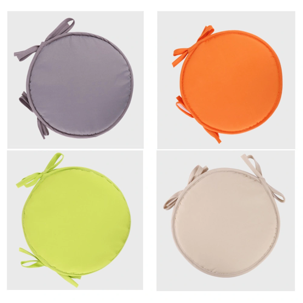 1pc Household Round Shape Seat Cushion Thickened Chairs Cushions Sponge Seat Cushion for Home School Office Restaurant (Orange  Round Diameter 30cm)