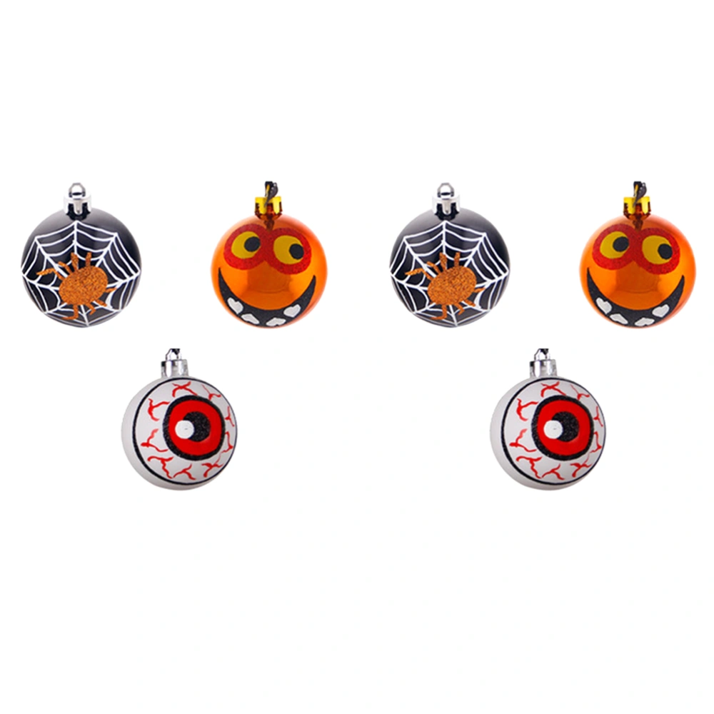 6pcs Halloween Hanging Ball Hanging Drops for Festival Party Gathering Random Style