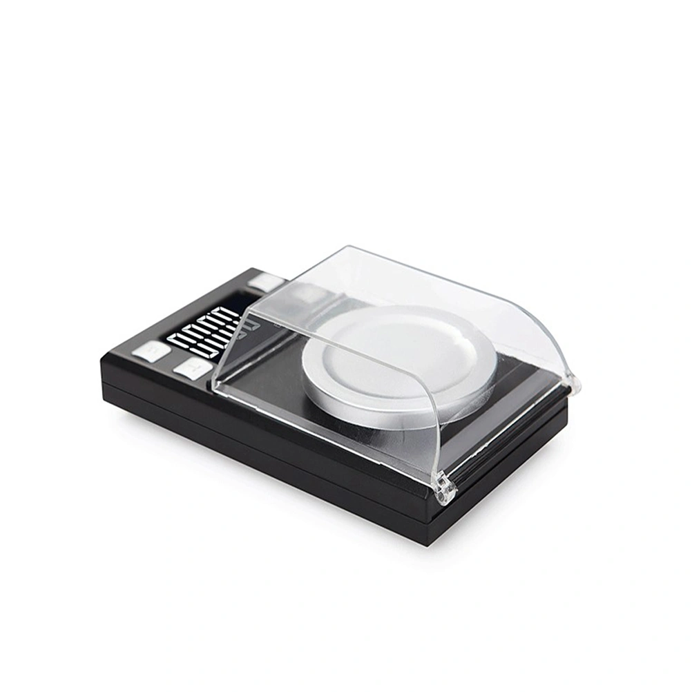 Mini Electronic Jewelry Scale 10g/0.001g High Precision Jewelry Scale Balance Electronic Digital Packet Scale (Black)