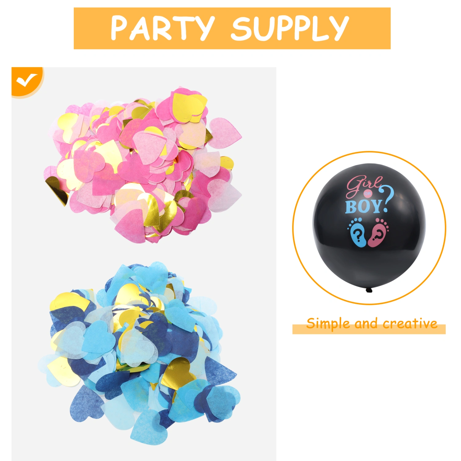 1 Set Boy or Girl Printed Balloon Baby Shower Balloon Baby Welcome Party Supply