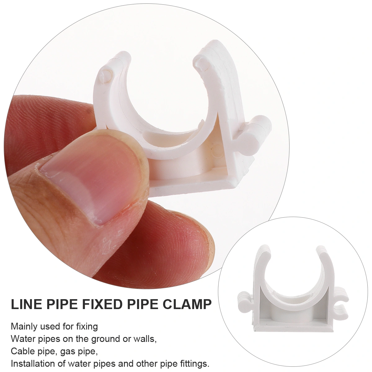 Useful U-Hook Holder Clamps Wearable Talon Clamps Pipe Support Durable Socket