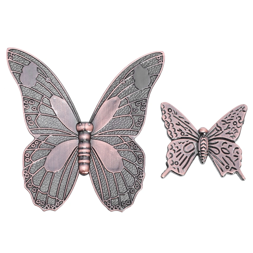 2pcs Furniture Drawer Handles Faux Butterflies Door Handles Zinc Alloy Handles