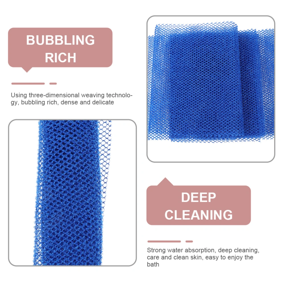 2pcs Bath Towels Long Bathing Scrubbers Back Exfoliating Towels Showering Towels