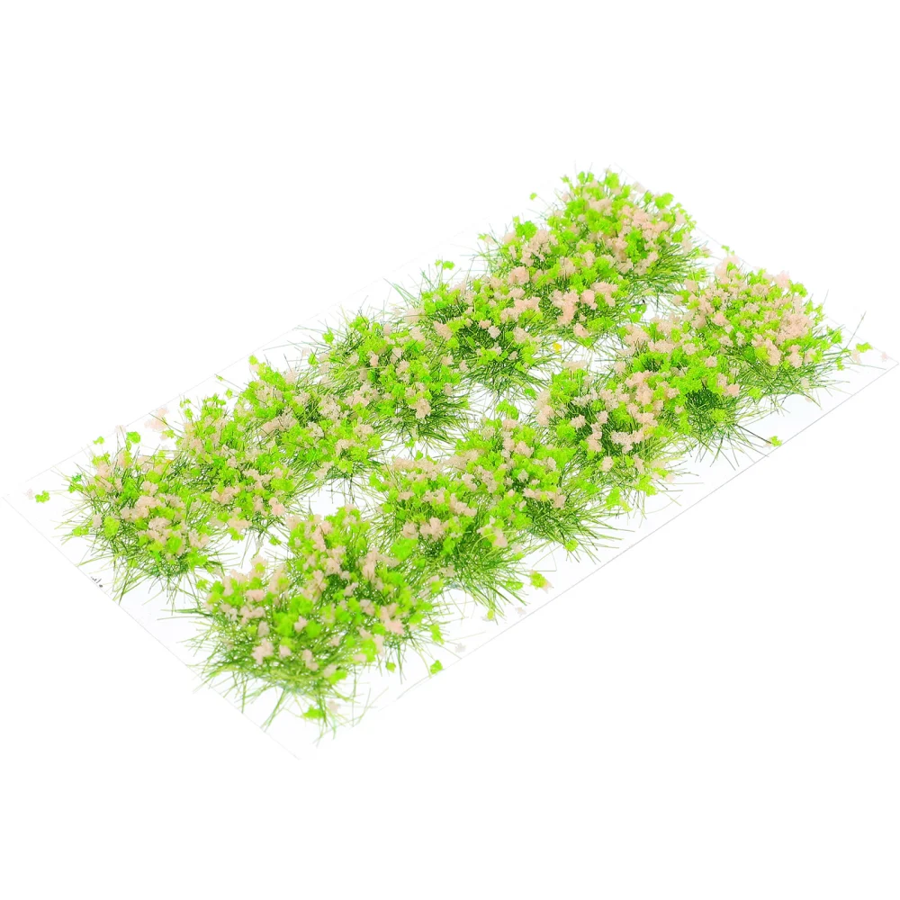 1 Box Flower Cluster Vegetation Groups Grass Tufts for Static Scenery Model