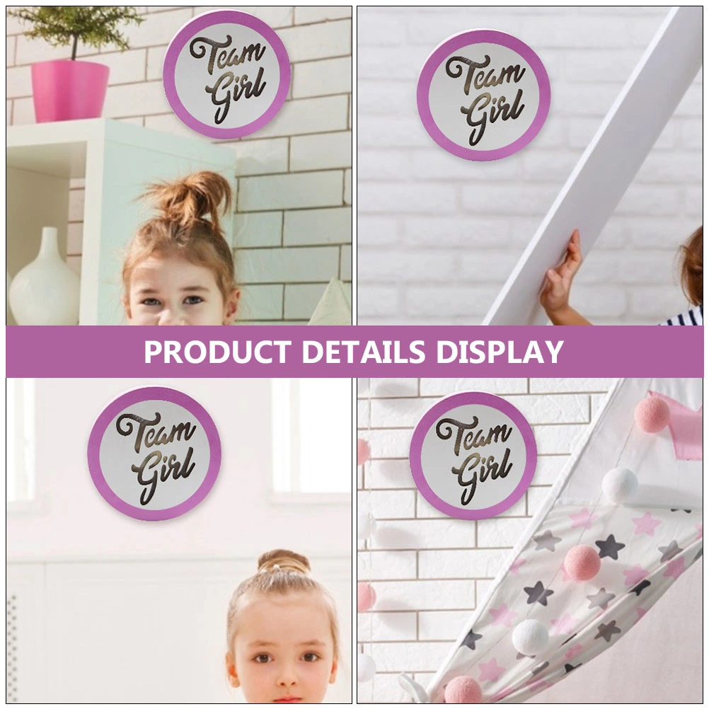 1Pc Gender Reveal Light Decor Party Layout LED Light Newborn Gender Reveal Lamp