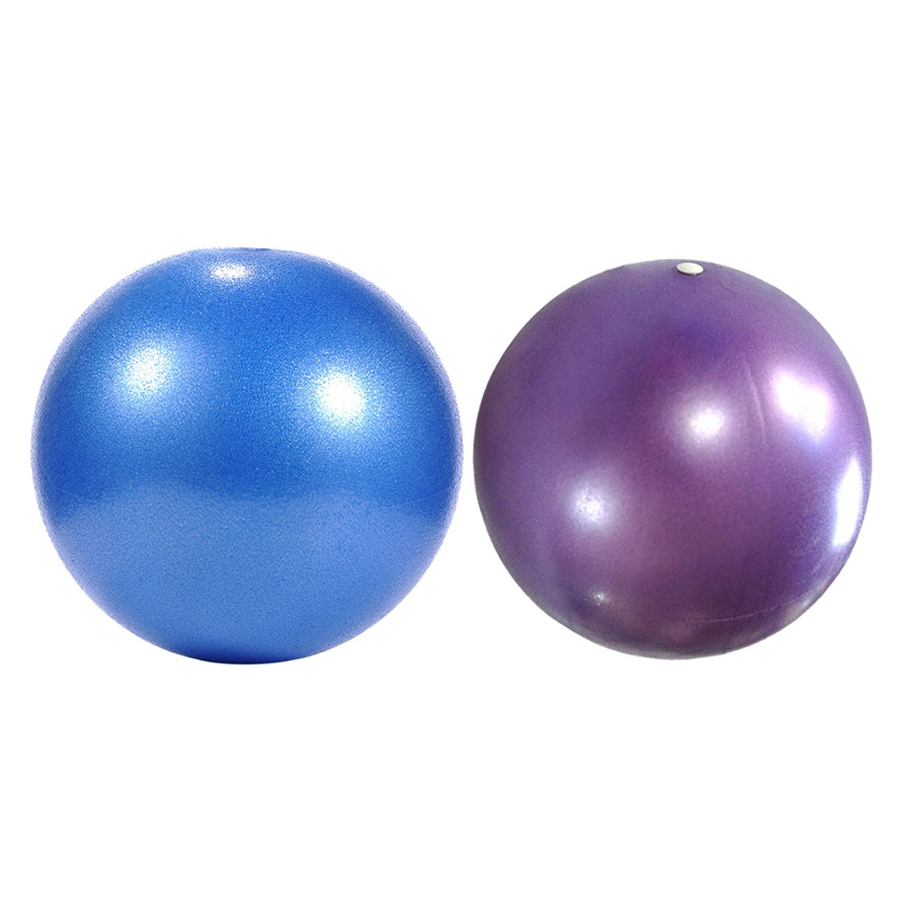 2pcs Yoga Pilates Ball Small Exercise Ball Exercises Core Strengthening Accessory Ball for Man Woman (Random Color)
