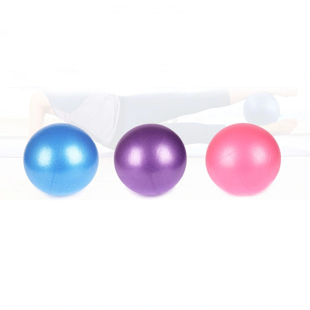 2pcs Yoga Pilates Ball Small Exercise Ball Exercises Core Strengthening Accessory Ball for Man Woman (Random Color)