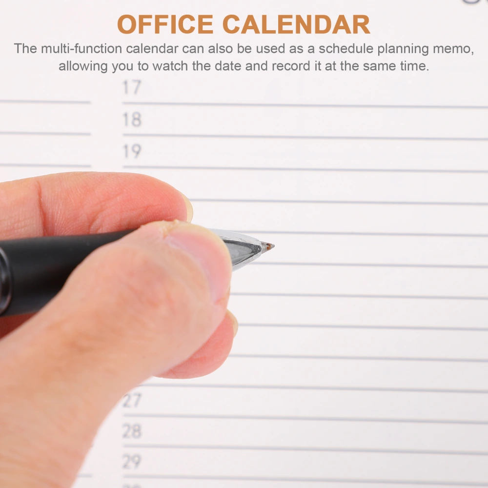  2022 Simple Desk Calendar Daily Schedule Table Agenda Organizer Office Calendar