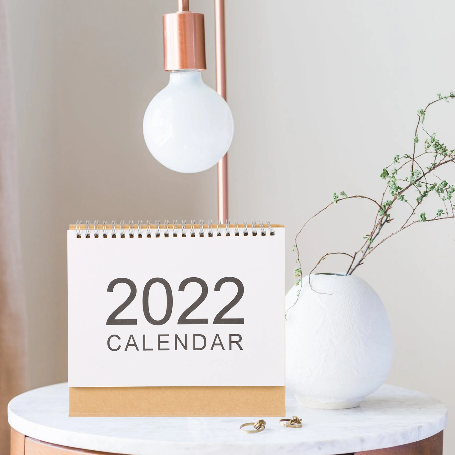  2022 Simple Desk Calendar Daily Schedule Table Agenda Organizer Office Calendar