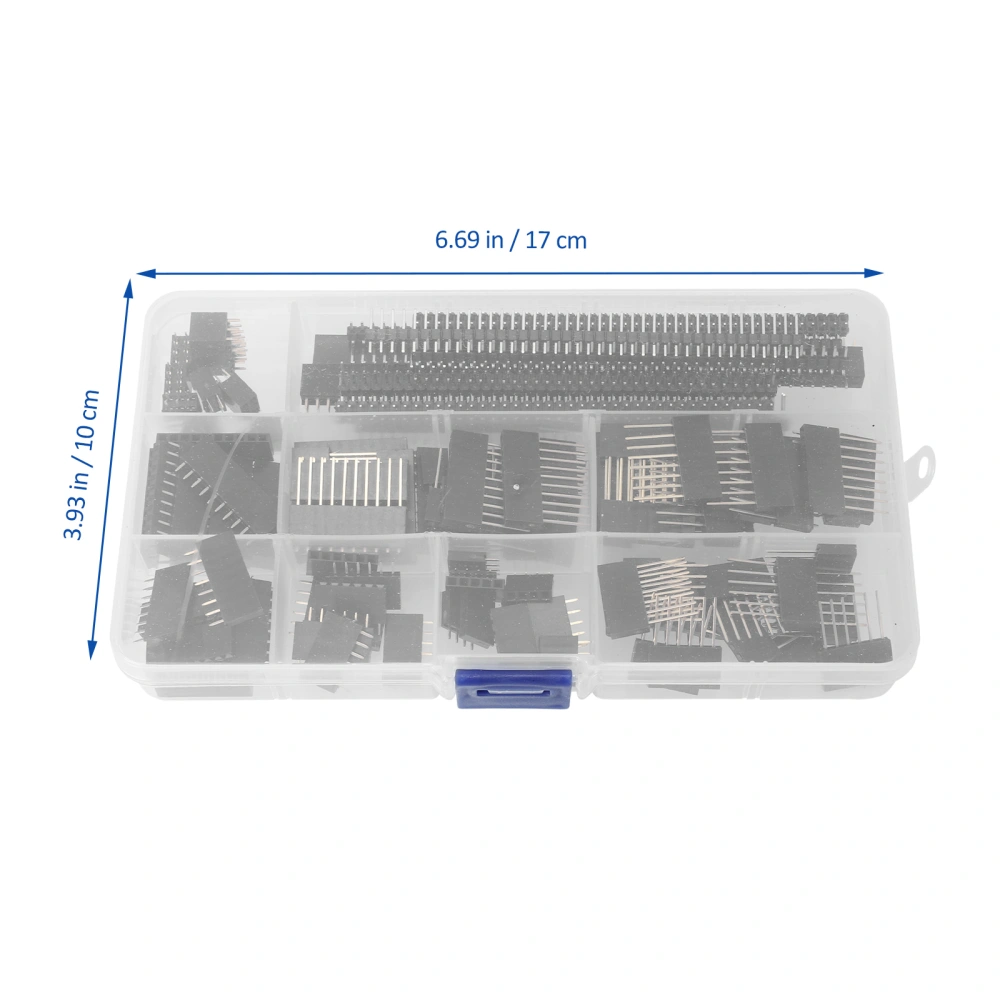 122pcs Simple IC Sockets Solder Durable Dual Row IC Socket Single Row Socket