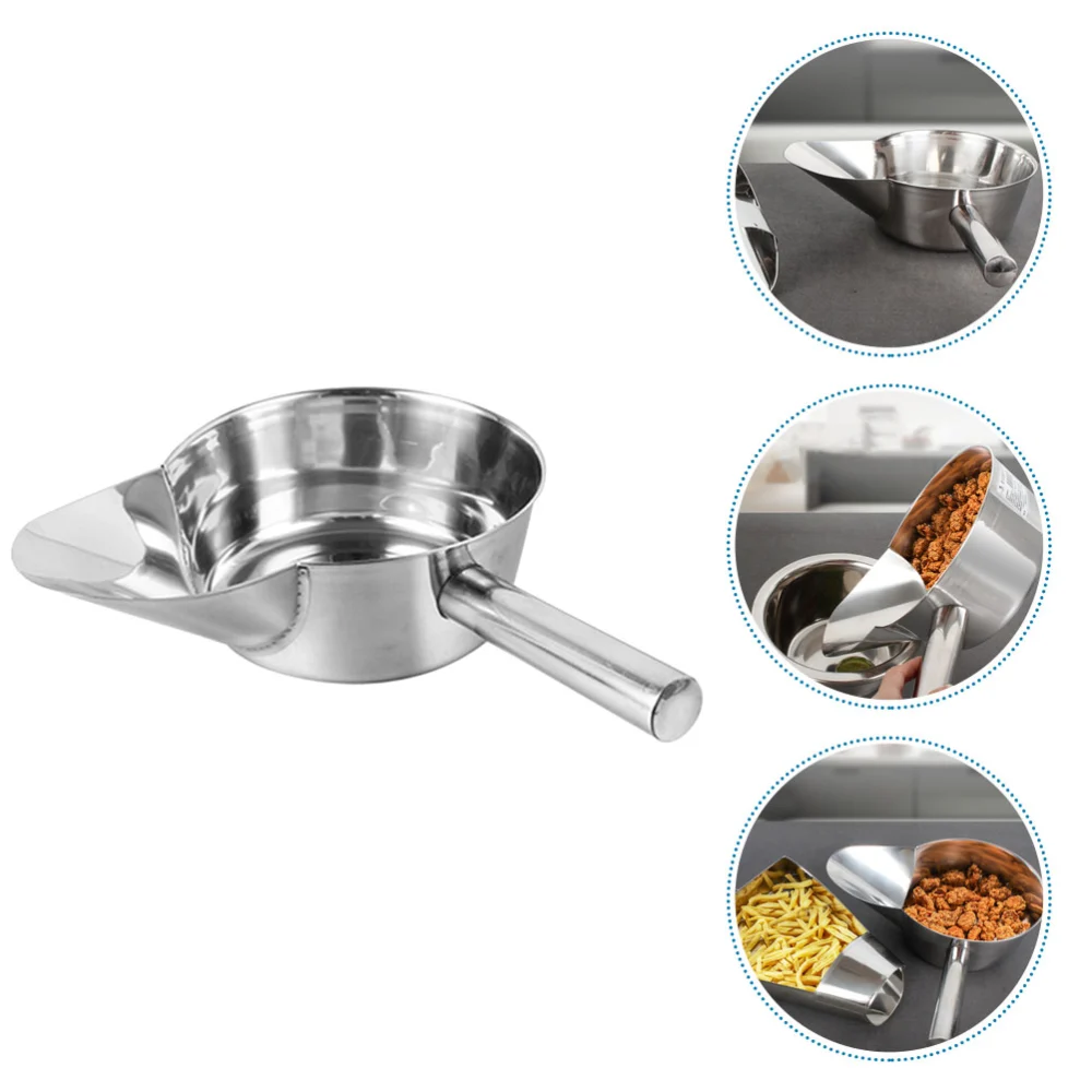 Stainless Steel Scoop Fried Chicken Shovel Stainless Steel Shovel French Fries Shovel