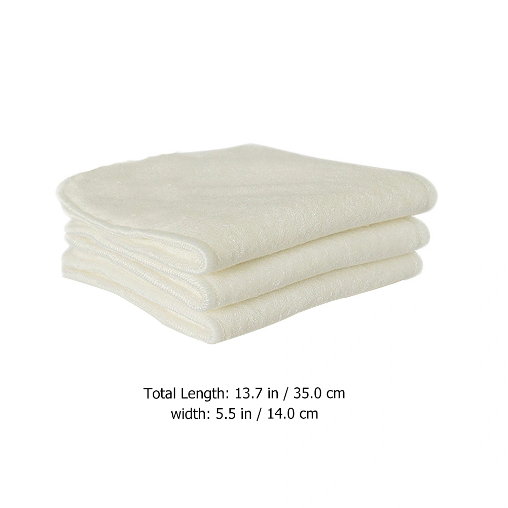 3Pcs Baby Cloth Diapers Bamboo Fibre Microfiber 4 Layer Deodorant Diaper Pads