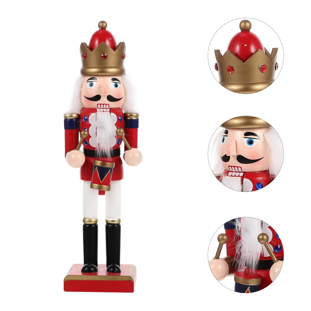 Nutcracker Soldier Decor Christmas Nutcracker Figure Wooden Nutcracker Soldier