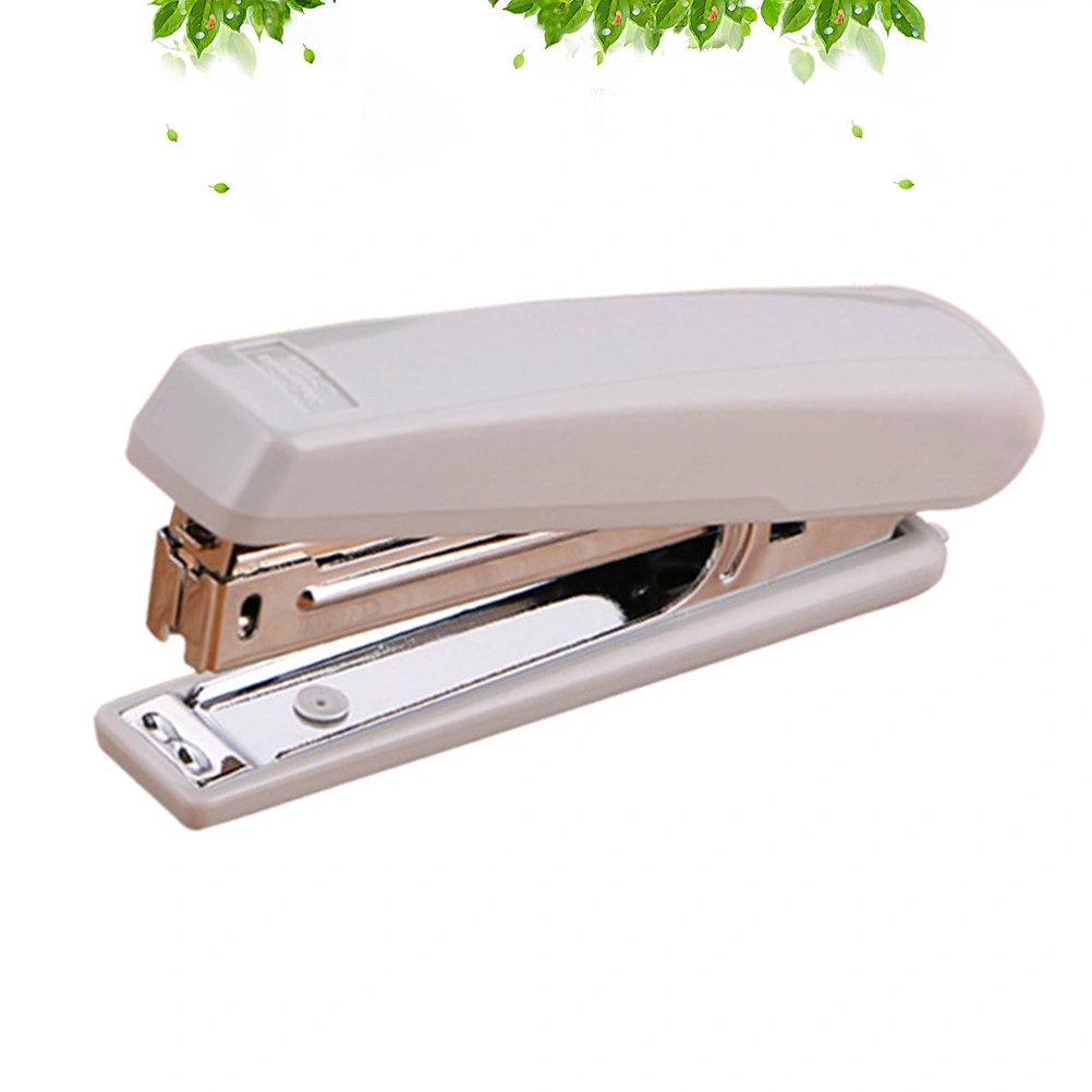 Household Desktop Staplers Classic Simple Metal Staplers Stationery Supplies for Home Office School Use Random Color without Staples