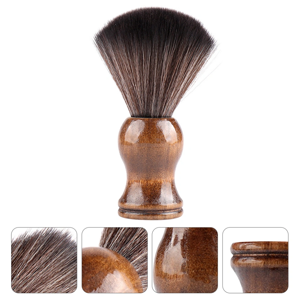 1Pc Household Shaving Brush Male Beard Brush Personal Mustache Care Accessory