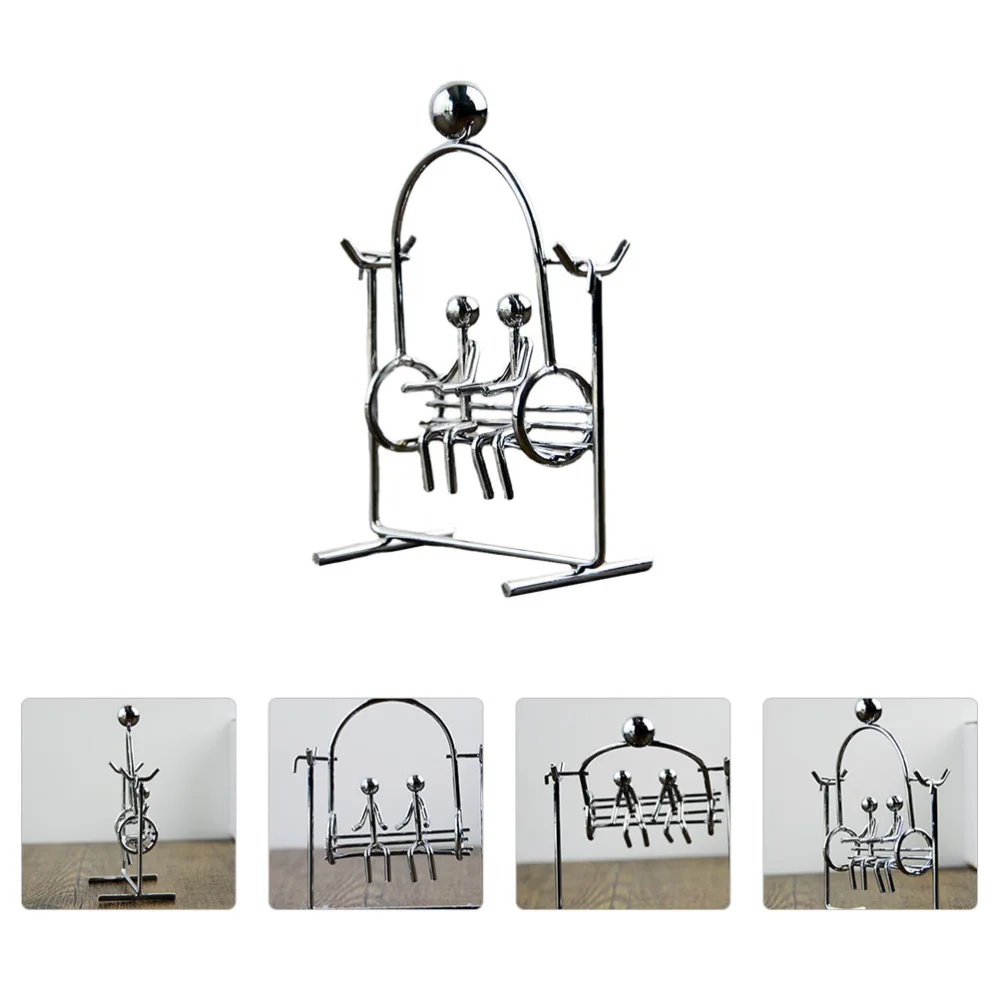 Swing Couple Balancing Toy Physics Balancing Tumbler Toy Iron Art Balance Toy