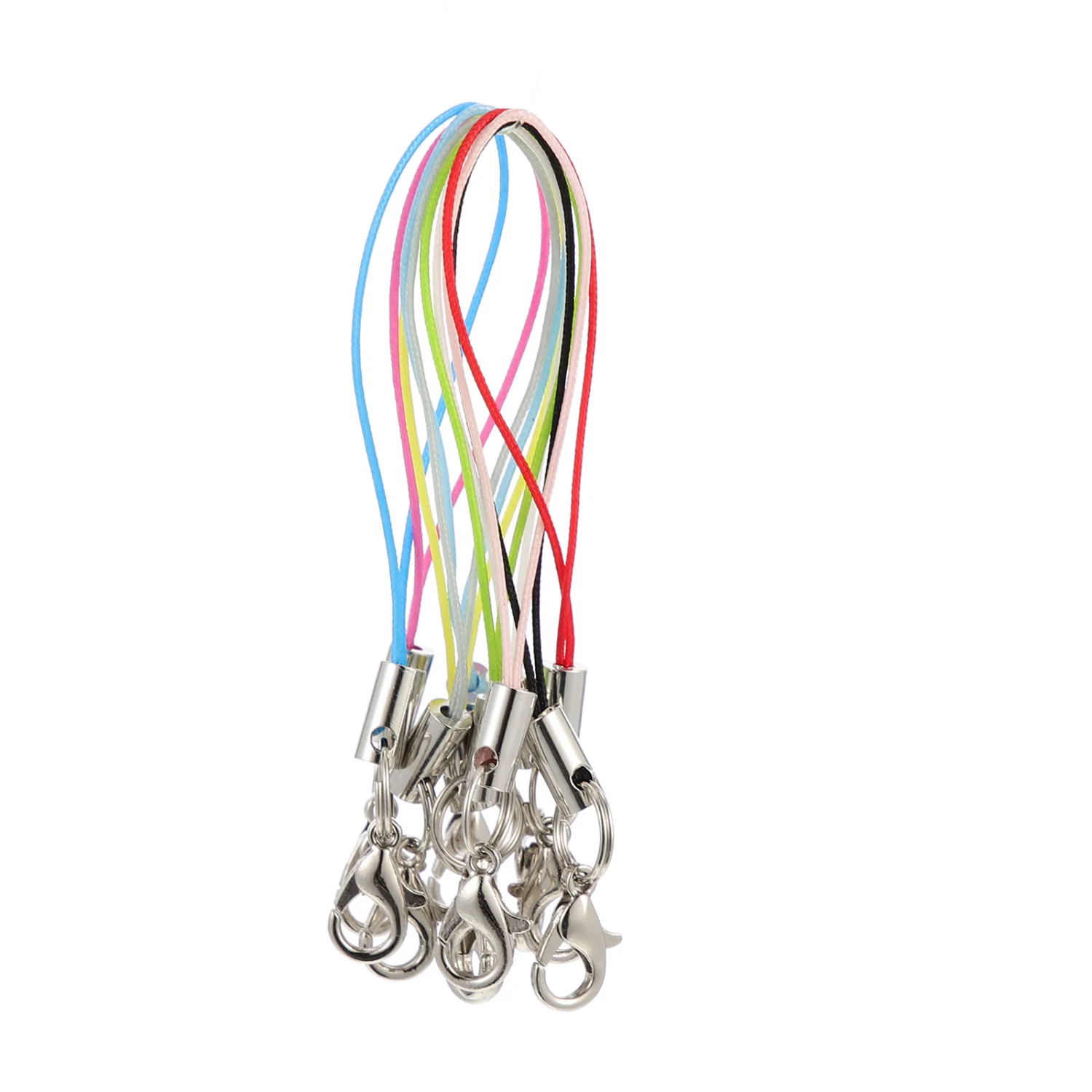 100pcs Phone Lanyards Simple Style Phone Chains Ropes Colored Phone Lanyards