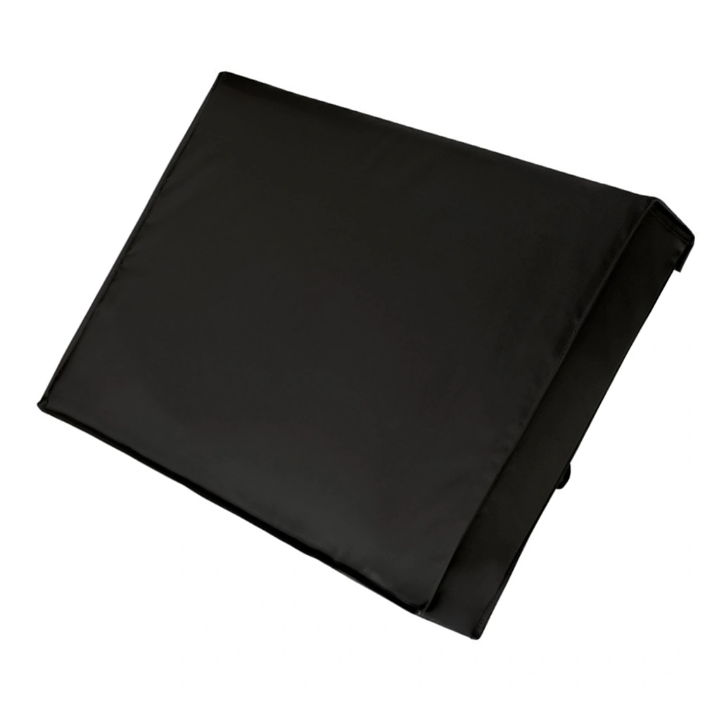 Outdoor TV Cover for 36-38 Inches with Bottom Cover Weatherproof and Dust-proof Material with Free Microfiber Cloth Protect Your TV Now (Black)
