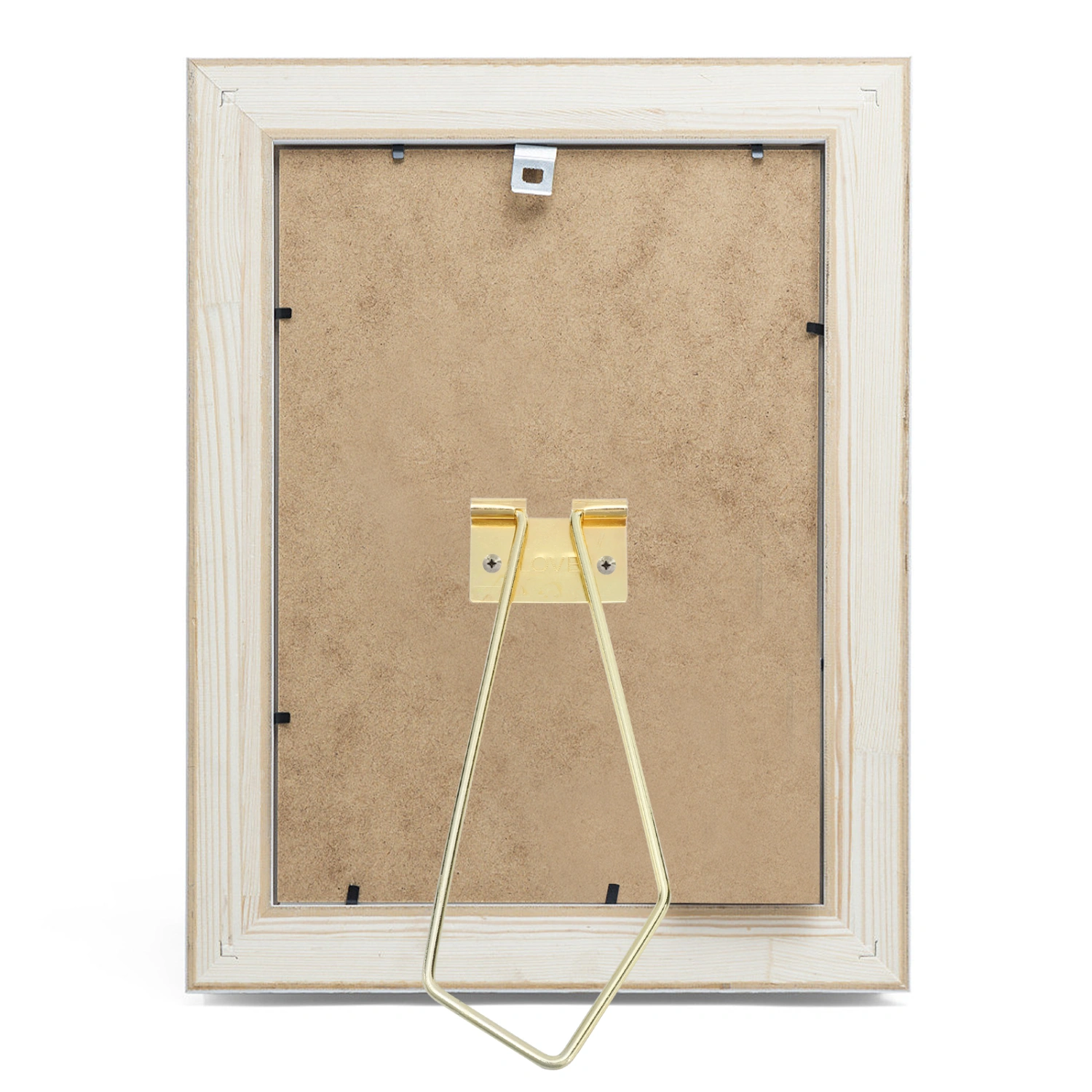4pcs Simple Photo Frame Bracket Printing Support Imitation Gold Frame Bracket