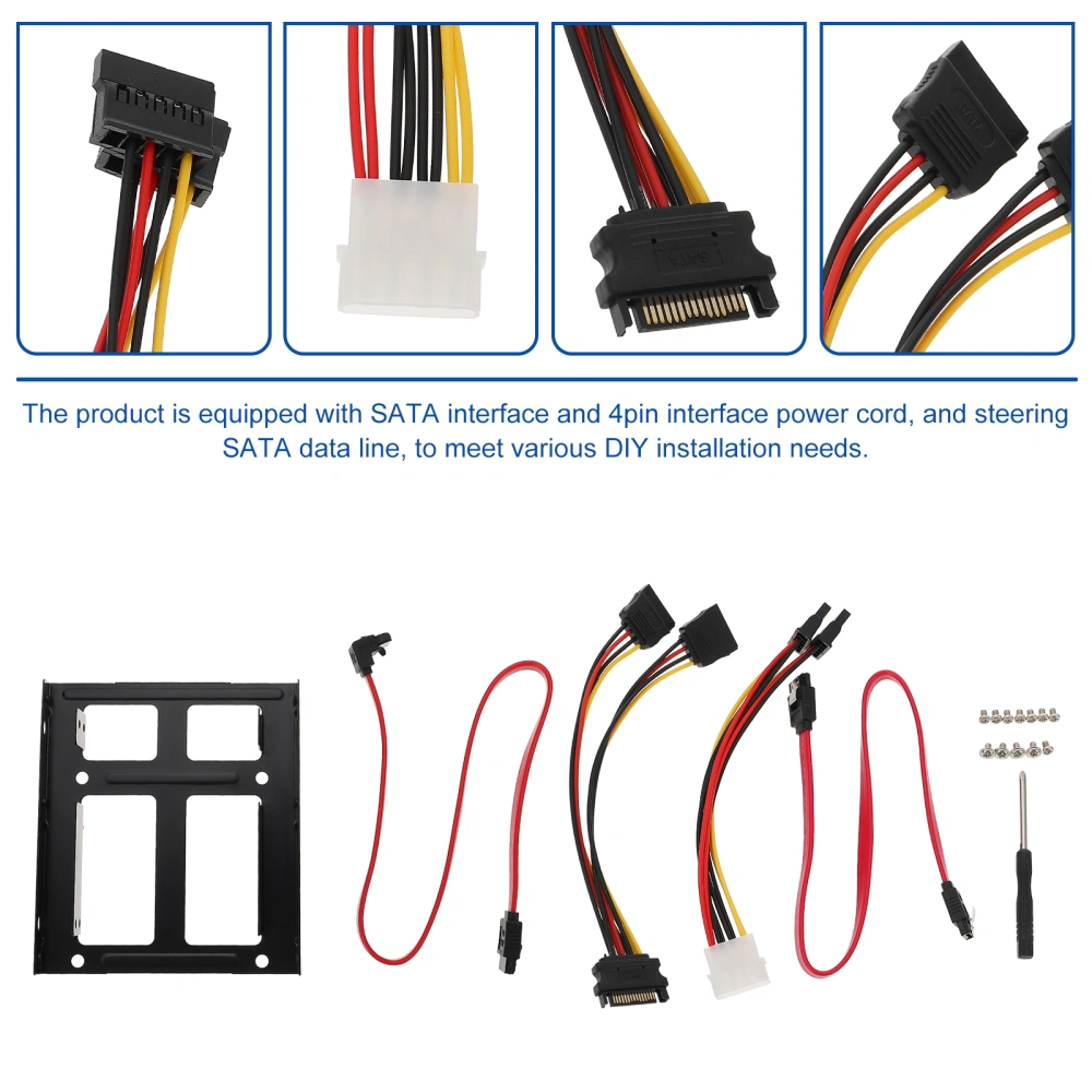 1 Set Hard Drive Adapter 2.5 inch HDD SSD Drive Adapter Drive Bay Converter