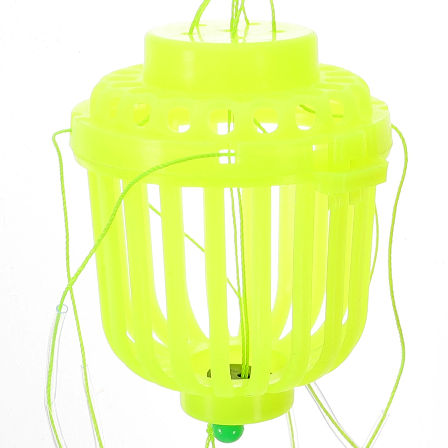 Barbed Fishing Hook Plastic Green Lantern Fish Tackle Bait Lure Float Fluorescent Explosion Hook Box Carp Fishing Green 13