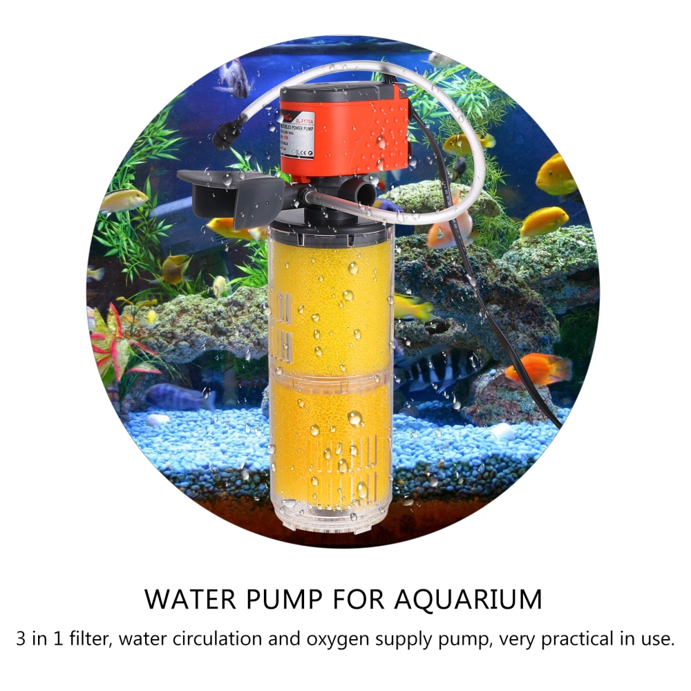 18W Submersible Pump Aquarium Water Circulation System Filter Pump EU Plug