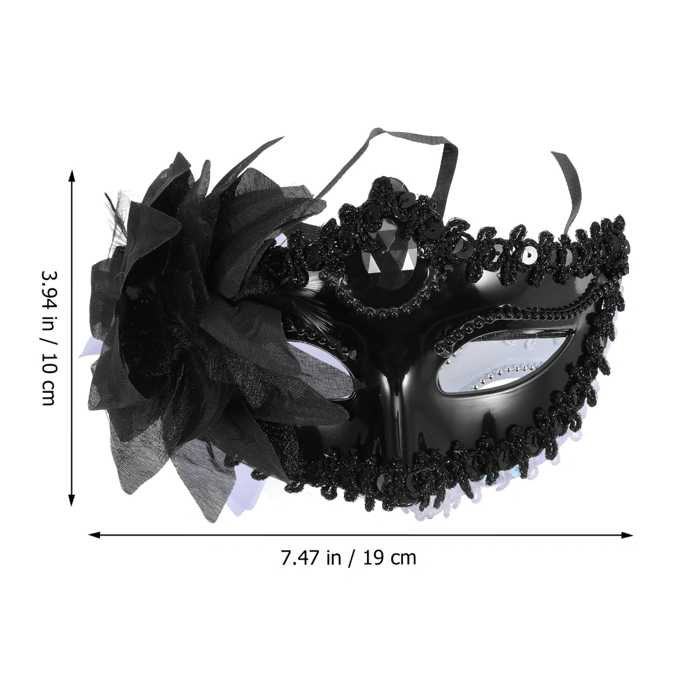 2pcs Ball Cosplay Face Covers Party Flower Masks Delicate Masquerade Masks