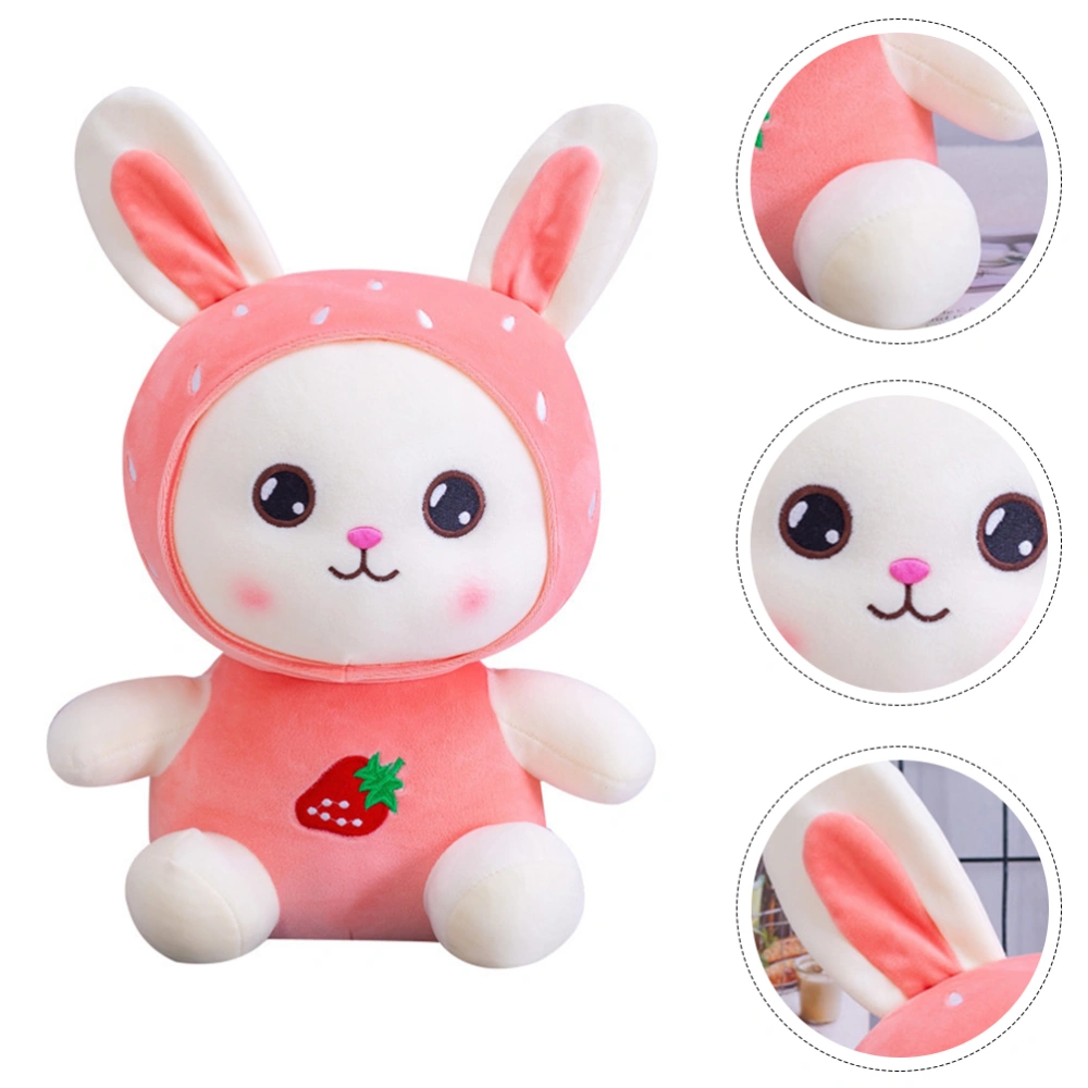 1pc Cartoon Cotton Rabbit Doll Comfortable Children Plush Plaything Doll Decor