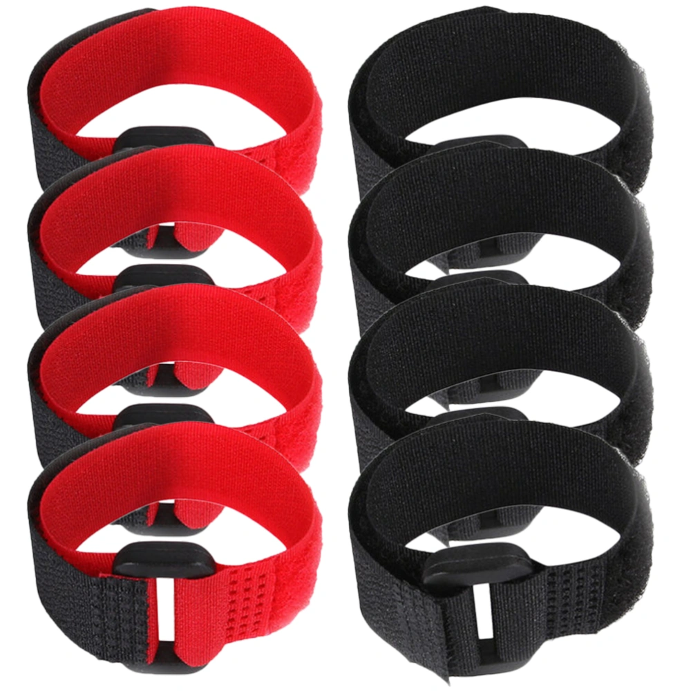 8Pcs Poultry Collars Noise-Free Neckbands Chicken Neck Belts Stop-Screaming Bands Collars for Rooster