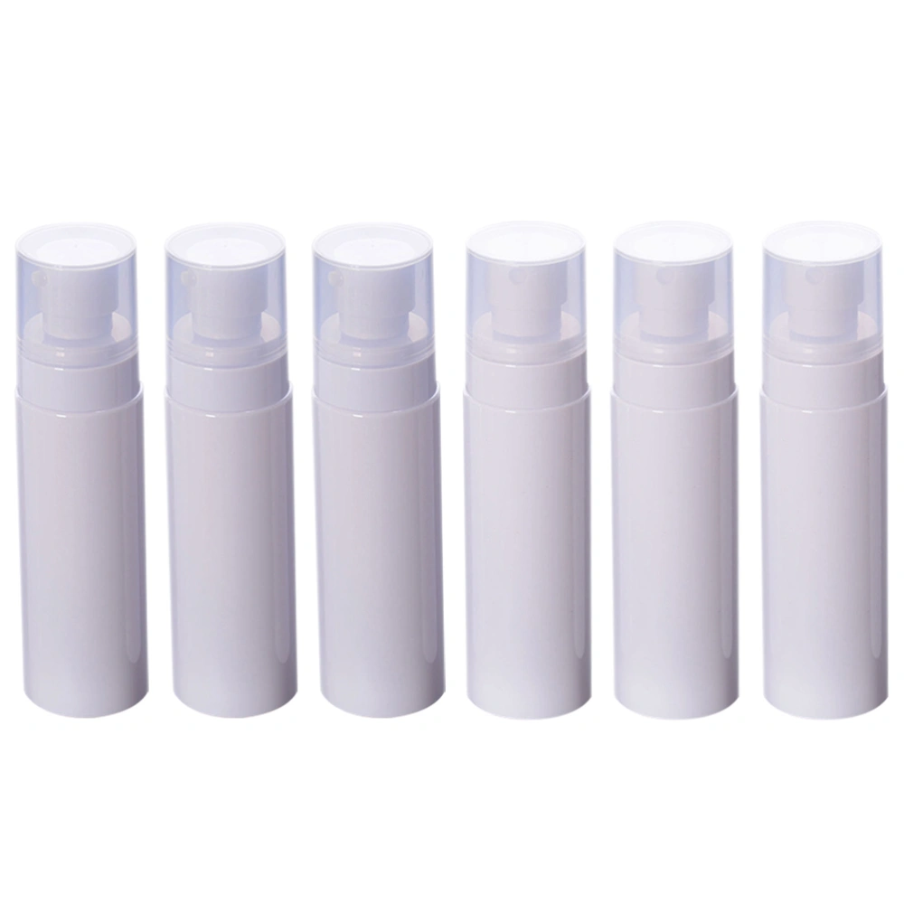 6pcs 60ML White Multifunctional Empty Water Sprayer Set Portable Spray and Pump Bottle Toiletries Liquid Containers Leak-proof Pump Bottles Empty Lotion Dispenser for Travel Refilling Lotion(3pcs Spray Bottle and 3pcs Pump Bottle)