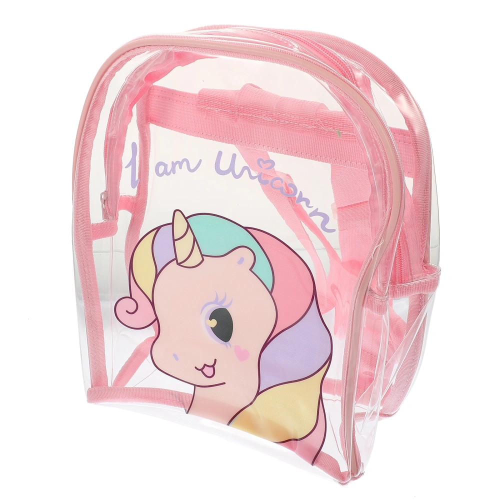 Unicorn Themed Cartoon Kids School Bag Shoulder Bag Shoulder Backpack for Kids