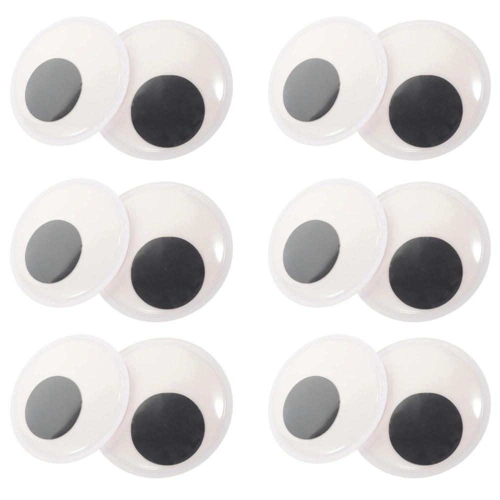 16Pcs Giant Wiggle Eyes Self Adhesive Wiggle Eyes DIY Art Crafts Christmas Party Decorations