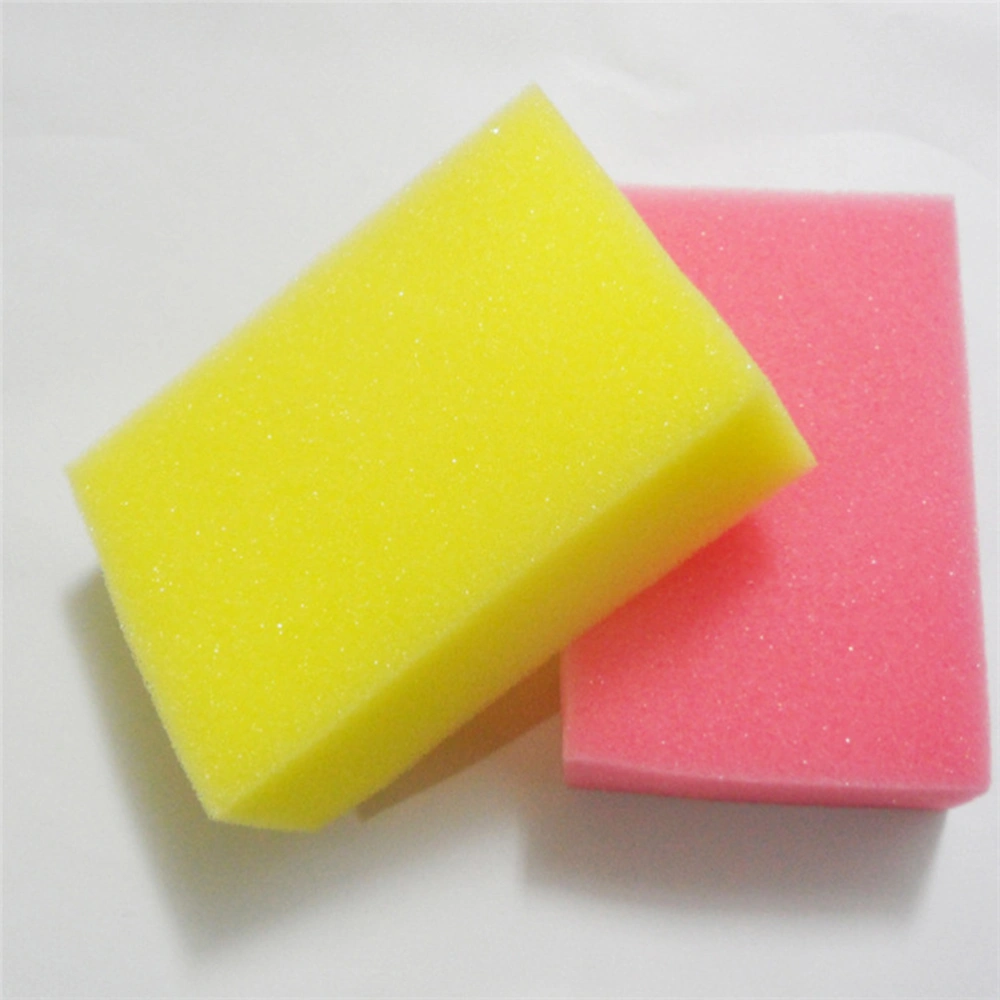 10*7*3cm Sponge Brush Barber Hair Brush Sponge Square Brush for Hair Care (Random Rosy and Yellow)