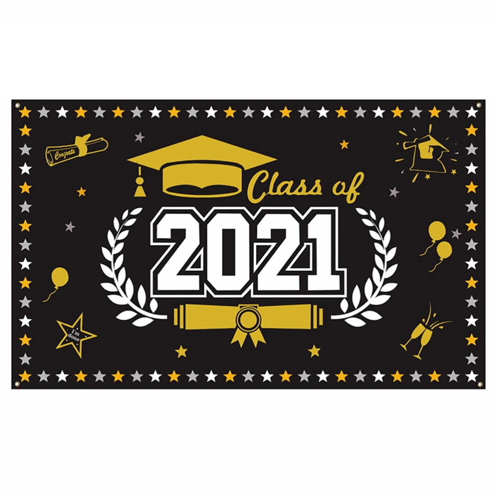 Graduation Decorative Banner Party Hanging Background Banner Party Decoration