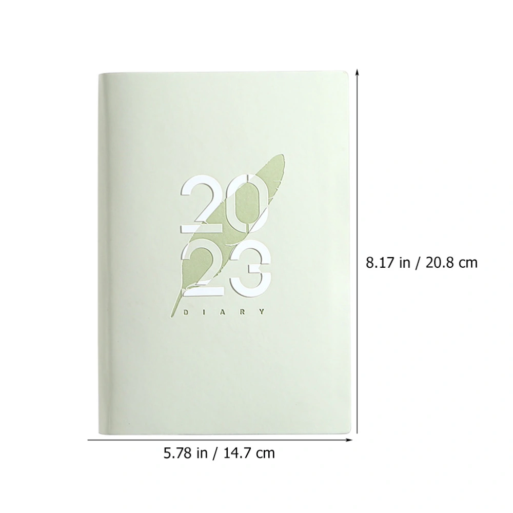 English Planner Notebook Portable Memo Pad Household Notepad 2023 Schedule Book