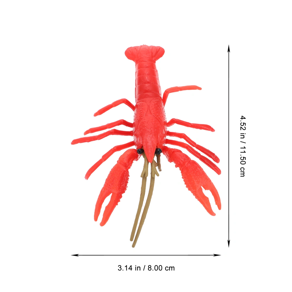 Simulated Lobster Model Adornment Kids Lobster Toy Lobster Shape Ornament