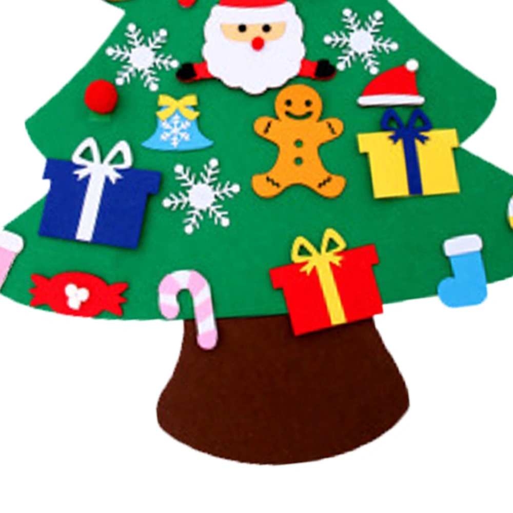 Christmas Tree Felt Jigsaw Puzzle Xmas Creative Gift DIY Felt Decoration Toy (Type E)