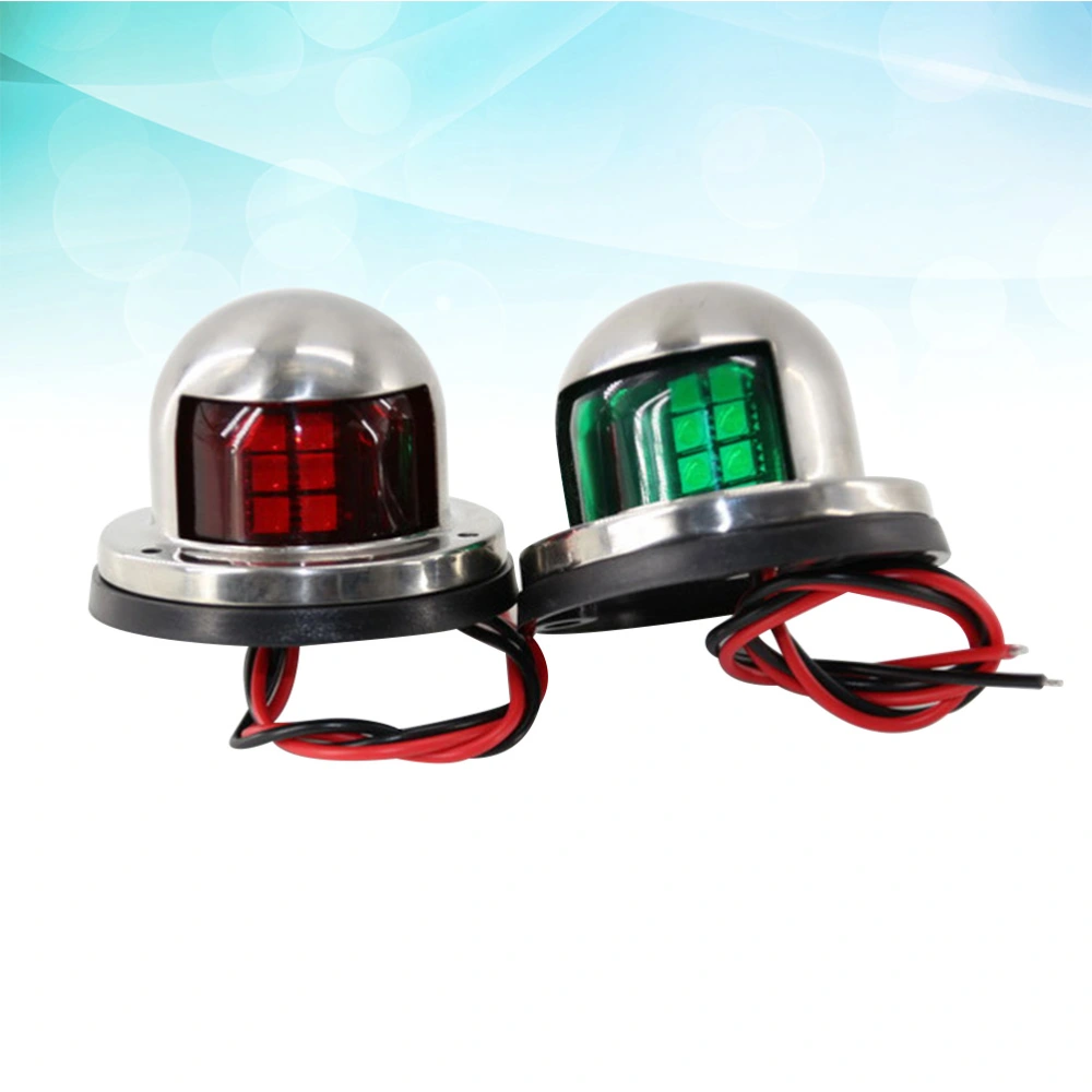 1 Pair 12V Boat Turn Signal Light Replacement Waterproof LED Side Light for Dinghy Assault Boat Fishing Boat Sightseeing Boat