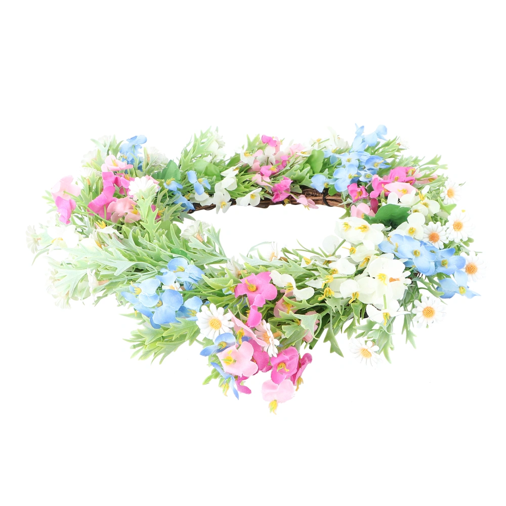 1pc Seasonal Wreath Adornment Garland Wedding Decor Spring Wreath Decoration