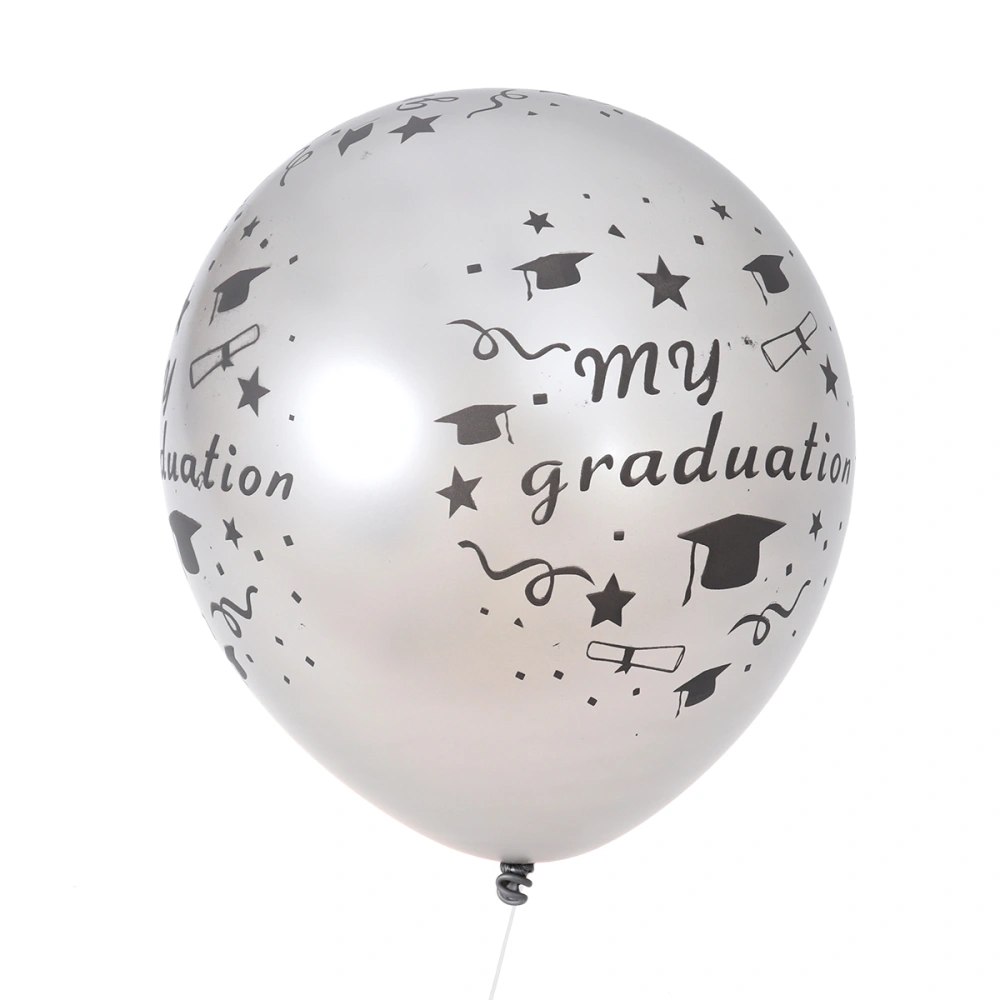 20pcs 12 Inch Latex Balloons Party Balloons Inflatables Balloons for Graduation Party Decoration (Mixed Color)