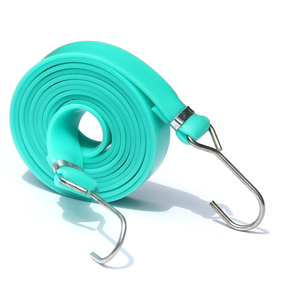 2pcs Bike Luggage Strap Elastic Motorcycle Fixed Folding Elastic Rope Tied Rope Binding Bungee Cord (Green)