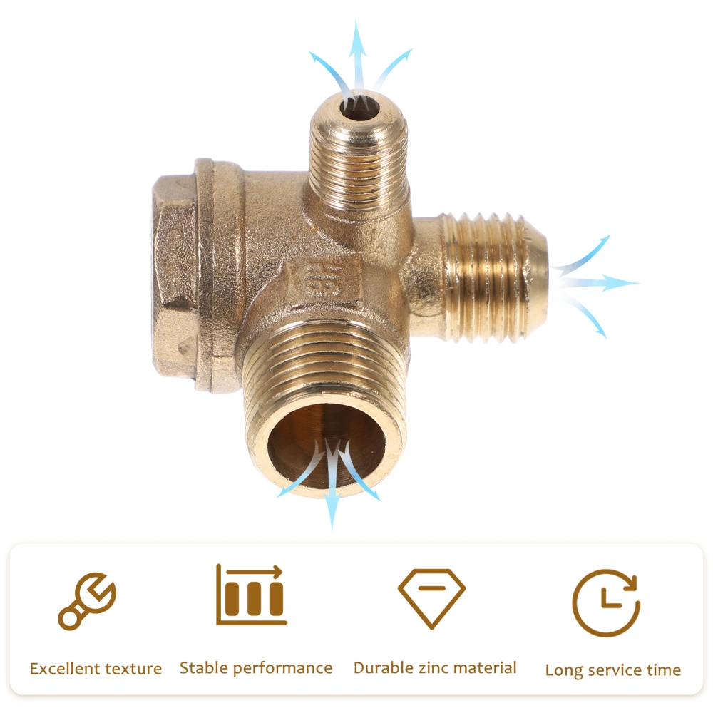 Air Compressor Check Valves Brass 3-port Check Valves Air Compressor Part