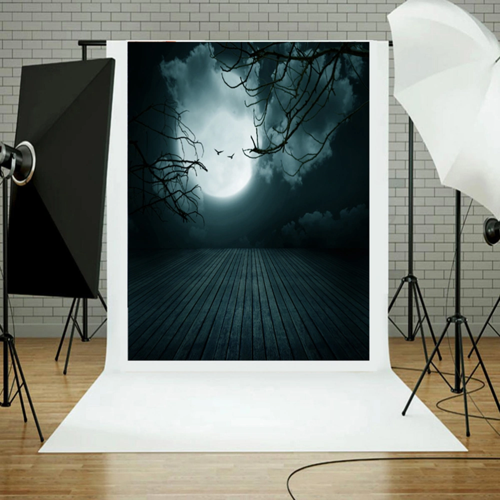 90x150cm 3D Halloween Creepy Backdrop Realistic Horror Theme Background for Parties Photography Studio Photo Booth (DZ-797)