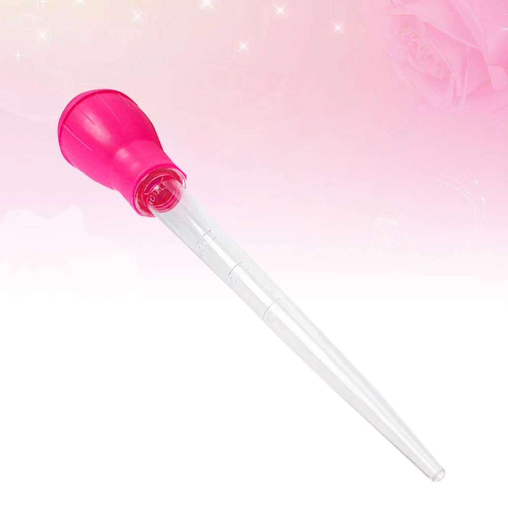 2pcs 50ml Aquarium Manual Clean Pipette Fish Tank Cleaner Practical Aquarium Waste Remover Tool (Pink)