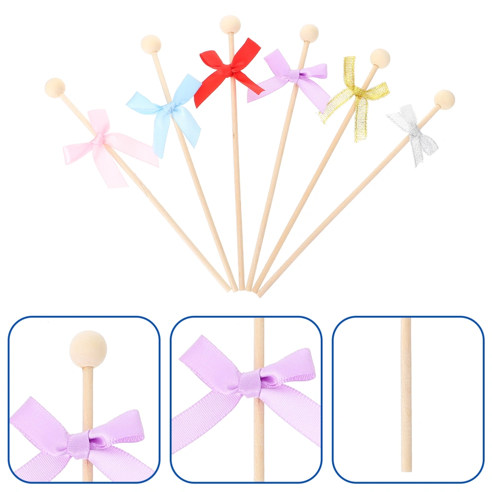 36Pcs Bow Cake Topper Party Cupcake Toppers Beautiful Cake Decorations