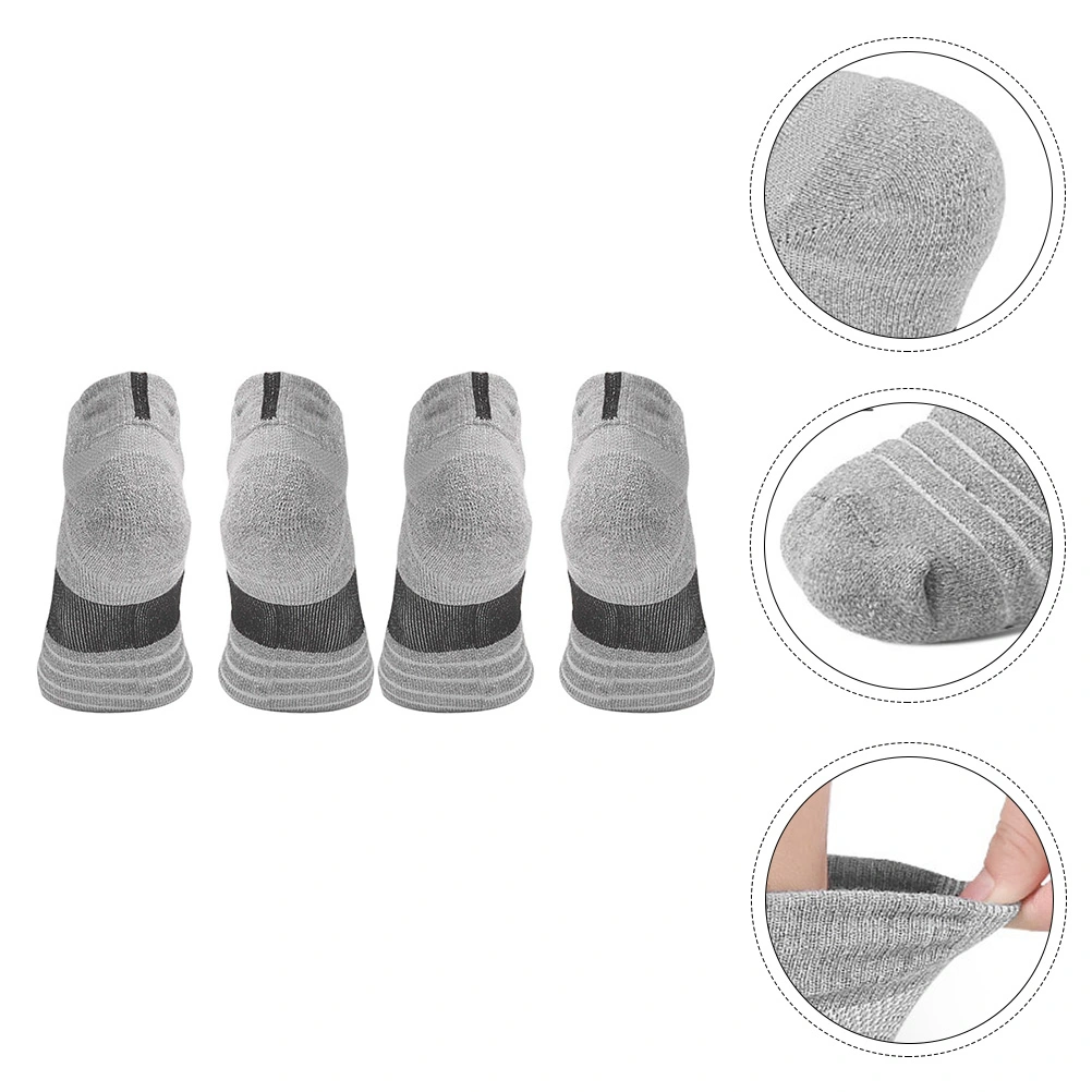 2 Pairs Sports Socks Practical Running Socks Breathable Socks Casual Socks