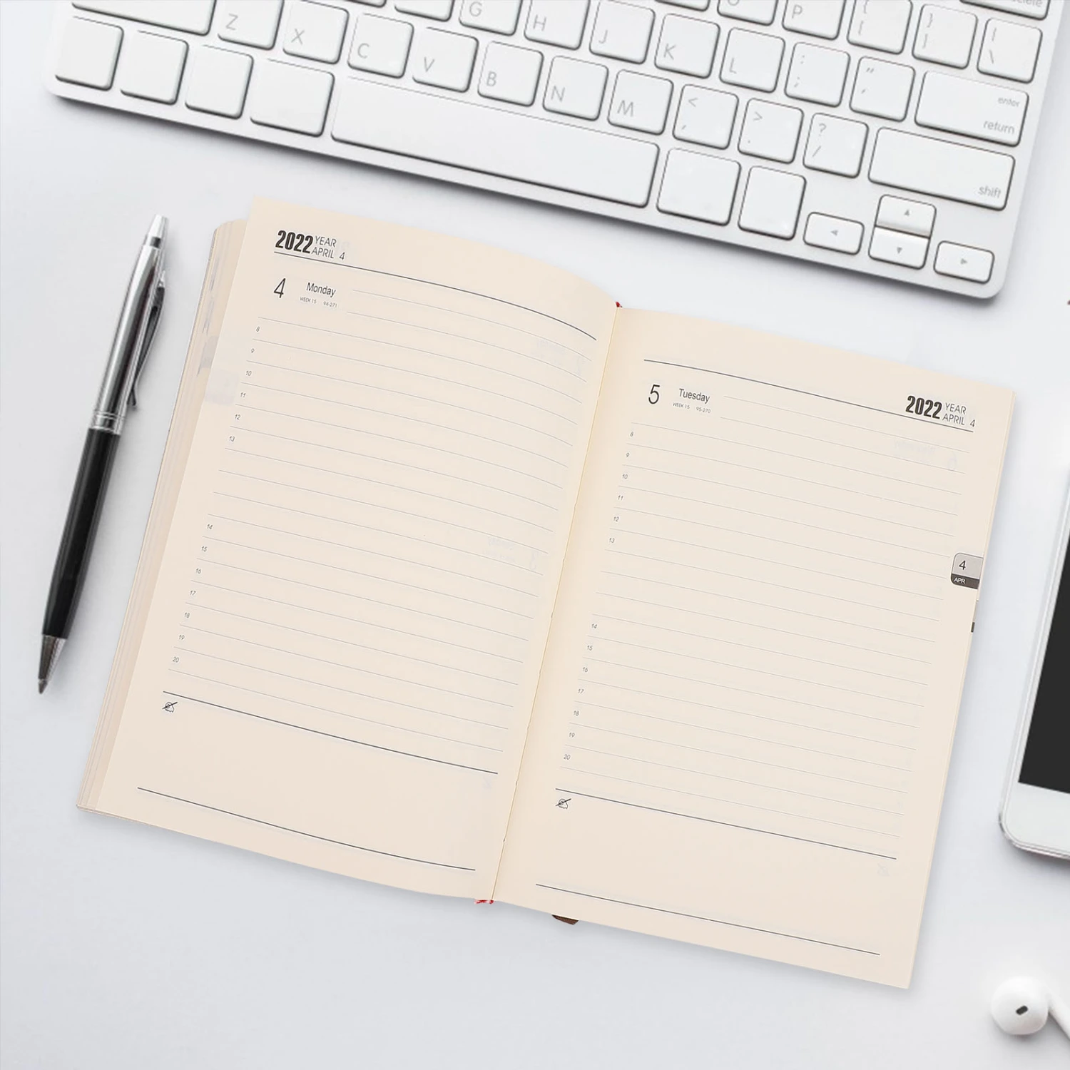1PC Schedule Book Agenda Notepad Appointment Planning Notepad Schedule Notepad