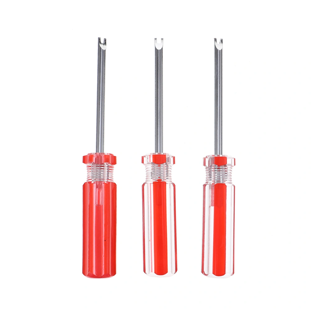 3pcs Household Screwdriver U Shape Screwdriver Pin Remover Tool for Home